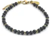 LAVISA Granat Edelstein Armband - 4mm Perlen - Echte Produktbild-Vorschau 1