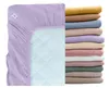 Drap bébé en mousseline 70x140 cm Lilas - Drap-housse, 100% Voir les images du produit 1