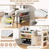 OKWISH Table de Bar - Table Haute de Cuisine avec Plateau Voir les images du produit 4