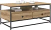 vidaXL Konferenčný stolík Artisan dub 100 x 51 x 45 cm Náhľad obrázku produktu 2