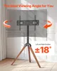 A TV stand with a tripod base, showing its rotation capability. Anteprima dell’immagine prodotto