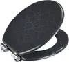 A toilet seat with a decorative pattern. Produktbild-Vorschau
