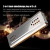 2-in-1-Tremolo-Mundharmonika, Mundharmonika, Dural-Tonart Produktbild-Vorschau 4