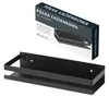 A black bathroom shelf and its packaging are shown against a white background. Náhled obrázku produktu