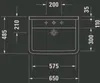 DURAVIT Waschtisch Starck 3 65 cm weiß 030065 Produktbild-Vorschau 18
