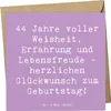 Mr. & Mrs. Panda Glückwunschkarte Spruch 44. Geburtstag - Produktbild-Vorschau 1