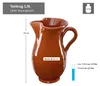 7tlg.-Set: Tonkrug 1.9L + 6 Tonbecher 175ml Ton-Geschirr Produktbild-Vorschau 2