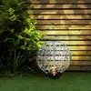 LED Solar-Steckleuchte, Lichteffekt, antik silber, H 41 cm Produktbild-Vorschau 5