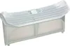 A white lint filter for a dryer. Produktbild-Vorschau