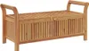 vidaXL Garten-Truhenbank mit Kissen 126 cm Massivholz Produktbild-Vorschau 5