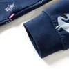 vidaXL Kinderkleid mit Langen Ärmeln Marineblau 128 Produktbild-Vorschau 4