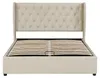 Stauraumbett Polsterbett 180x200 cm Beige Samt Produktbild-Vorschau 10