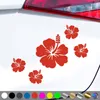 PantherPixel Hibiskus Aufkleber Aufkleberset Hibiskusblüten Produktbild-Vorschau 1