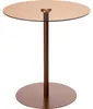 Beistelltisch aus Metall mit Glasplatte, Ø 40 x 43 cm Produktbild-Vorschau 1