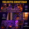 Halloween Deko Riesenspinne XXL 150cm, LED Spinne mit roten Produktbild-Vorschau 7