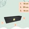 4er Set Blumenkasten Balkongeländer Balkon Blumenkasten Produktbild-Vorschau 2