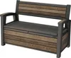 A storage bench with a wood-like finish. Produktbild-Vorschau