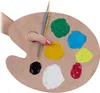 drewniana paleta do mieszania relaxdays Podgląd zdjęcia produktu 1