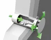 Naber Flow Star 125 muuruitvoeringen, wit/roestvrij staal - Productafbeelding-voorbeeld 9