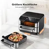 2in1 Pizzaöfen & Heißluftfritteuse – Airfryer mit Produktbild-Vorschau 8