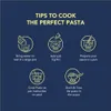 An infographic showing five steps to cook pasta. Podgląd zdjęcia produktu