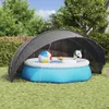 vidaXL Pool-Dome Schwarz 500 x 500 x 236 cm Produktbild-Vorschau 2