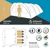 Skandika Tunnelzelt Egersund 5 XL Sleeper Protect | Camping Produktbild-Vorschau 6