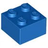 Lego® 2x2 kocky 3003 - 1 kus modrá Náhľad obrázku produktu 2