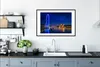 MuchoWow® Gerahmtes Poster Bild eines blauen London Eye bei Produktbild-Vorschau 4