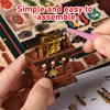 Sada knižního koutku, miniaturní domeček pro panenky, DIY Náhled obrázku produktu 7