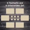 Tischset 6x45x30 cm + 6x10fi cm Platzset Tischmatte Produktbild-Vorschau 4