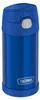 THERMOS FUNTAINER Strohflasche 0,35l Edelstahl navy Produktbild-Vorschau 1