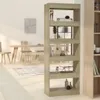 Bücherregal/Raumteiler Sonoma-Eiche 60x30x166 cm Produktbild-Vorschau 2