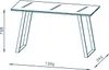 Schreibtisch "Wimpassing" aus Metall/ Glas / ESG-Glas in Produktbild-Vorschau 3