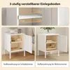HOMCOM Nachttisch, Beistelltisch mit verstellbarer Ablage, Produktbild-Vorschau 5