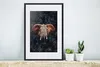 MuchoWow® MuchoWow® Gerahmtes Poster Elefant - Orange - Produktbild-Vorschau 4