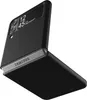 A black Samsung flip phone case is shown in an open position against a white background. Náhľad obrázku produktu
