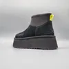Botines Mujer Modèle Ugg Classic Mini Dipper Couleur Noir Voir les images du produit 4