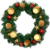 Adventskranz Ø35cm mit Kerzenhalter Produktbild-Vorschau 1