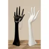 Schmuckhand Schmuckhalter Hand Kunstharz  schwarz H 34 cm Produktbild-Vorschau 5