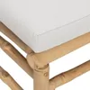 vidaXL Garten Ecksofa mit Hellgrauen Kissen Bambus - Garten Produktbild-Vorschau 7