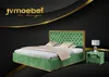 Luxus Bett Textil 2x Nachttisch 3tlg. Schlafzimmer Set Produktbild-Vorschau 5