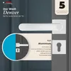 DOMINO Türgriff Drückergarnitur PZ - Profilzylinder Set | Produktbild-Vorschau 6