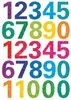 Herma Sticker MAGIC Zahlen glittery 1 Bl Produktbild-Vorschau 1