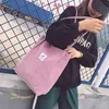 STILVORA Damen Kord Schultertasche, Rosa - Weiches Produktbild-Vorschau 5