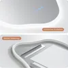 Asymmetrischer Badspiegel mit Beleuchtung Unregelmäßiger Produktbild-Vorschau 6