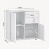 [en.casa] Buffet commode 74 x 79 x 36 cm avec Voir les images du produit 3