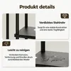 Bamworld Blumenständer Schwarz, Metall Pflanzenständer Produktbild-Vorschau 3