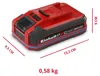 Einhell Original Akku PXC+ 18 V 3,0 Ah Sealed Produktbild-Vorschau 18