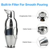Pinguin Cocktail Shaker mit Sieb, Edelstahl Cobbler Shaker Produktbild-Vorschau 2